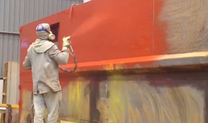 沈陽機械設備噴漆